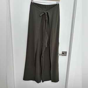 Zara Khaki Pareo Pants